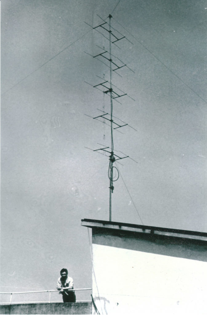 i3rlq a fine installazione della nuova antenna per i 2m